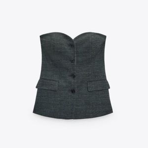 ZARA BUSTIER VEST